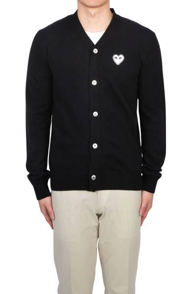 꼼데가르송(COMME DES GARCONS) 화이트와펜 가디건 (남여공용) AX N062 051 1