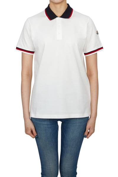 몽클레어키즈(MONCLER KIDS) 카라 반팔티셔츠 (성인착용가능) 8A00002 89ALK 034 12A14A