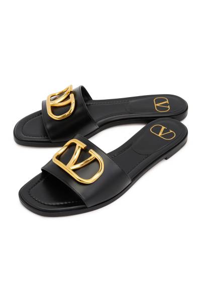 발렌티노(VALENTINO) V 로고 시그니처 여성 슬리퍼 6W2S0BD5DSH 0NO