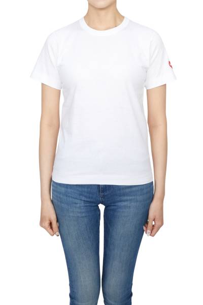 꼼데가르송(COMME DES GARCONS) X 인베이더 더블와펜 여성 반팔티셔츠 AZ T327 051 3
