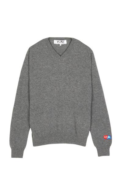 꼼데가르송(COMME DES GARCONS) X 인베이더 더블와펜 니트 (남여공용) AZ N086 051 3