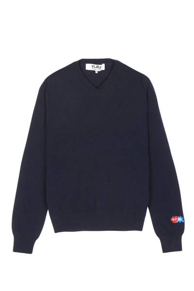 꼼데가르송(COMME DES GARCONS) X 인베이더 더블와펜 니트 (남여공용) AZ N086 051 2