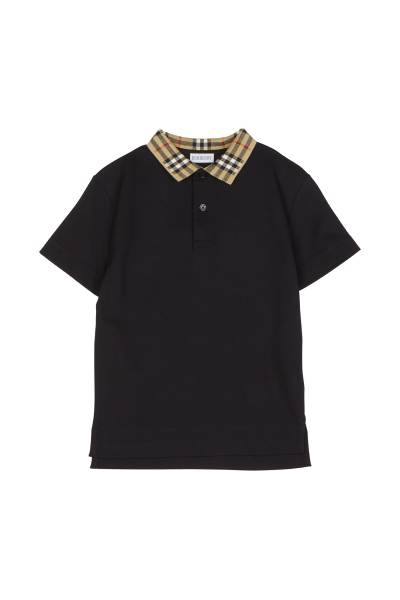 버버리키즈(BURBERRY KIDS) 체크 카라 반팔티셔츠 (성인착용가능) 8105570