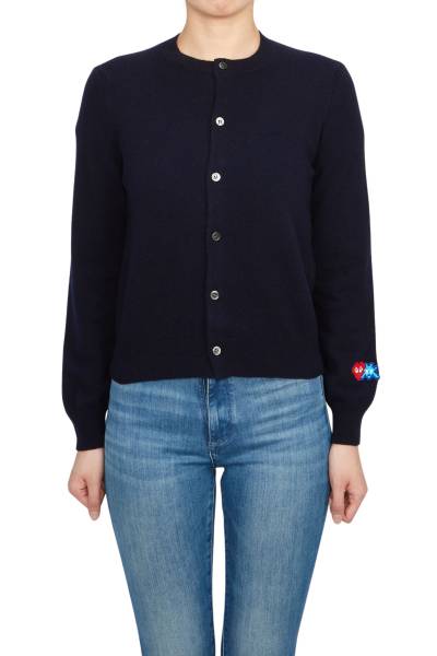 꼼데가르송(COMME DES GARCONS) X 인베이더 더블와펜 여성 가디건 AZ N087 051 2