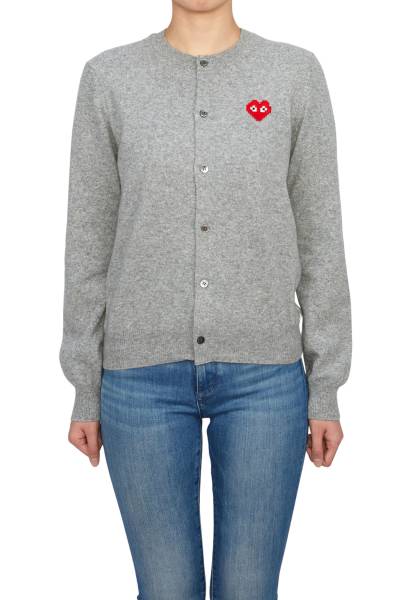 꼼데가르송(COMME DES GARCONS) X 인베이더 픽셀와펜 여성 가디건 AZ N083 051 2