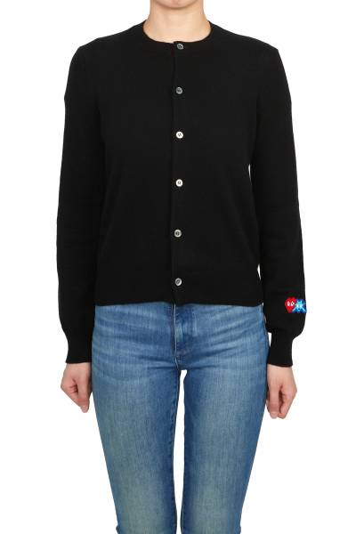 꼼데가르송(COMME DES GARCONS) X 인베이더 더블와펜 여성 가디건 AZ N087 051 1