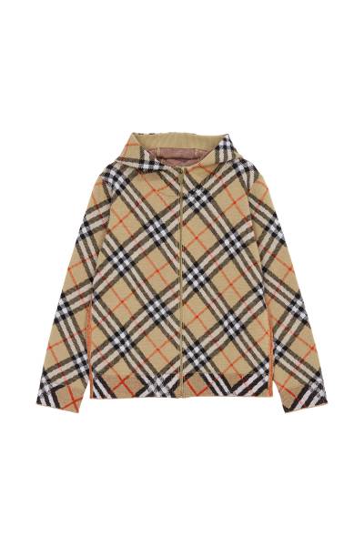 버버리키즈(BURBERRY KIDS) 체크 후드 집업 (성인착용가능) 8104314