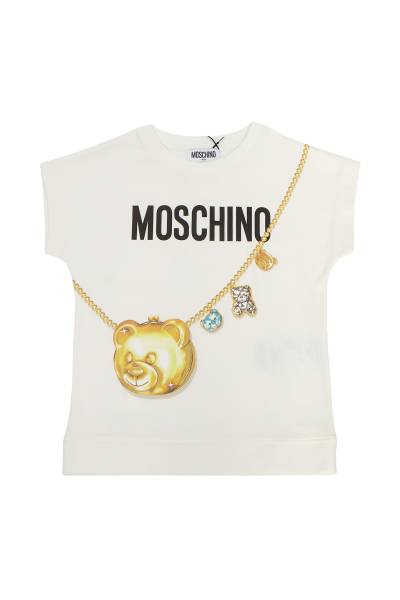 모스키노키즈(MOSCHINO KIDS) 반팔티셔츠 (성인착용가능) HDM06A LBA00 10063