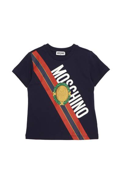 모스키노키즈(MOSCHINO KIDS) 반팔티셔츠 (성인착용가능) HUM04L LAA23 40016