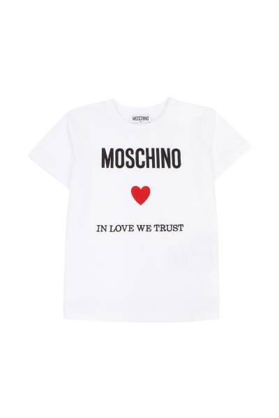 모스키노키즈(MOSCHINO KIDS) 반팔티셔츠 (성인착용가능) HOM04K LAA22 10101
