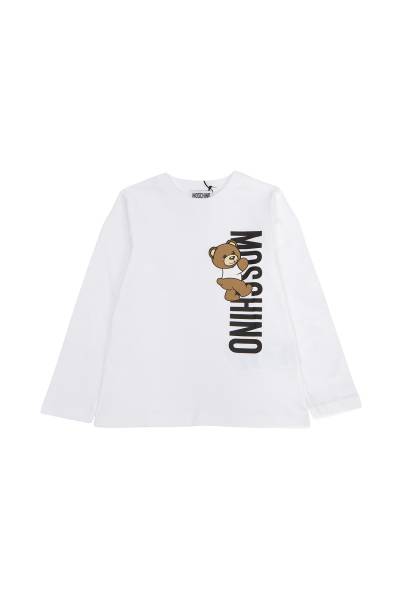 모스키노키즈(MOSCHINO KIDS) 긴팔티셔츠 (성인착용가능) HPO00J LAA02 10101