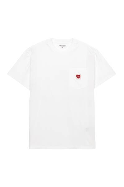 칼하트윕(CARHARTT WIP) 포켓 하트 남성 반팔티셔츠 I032128 1WZXX
