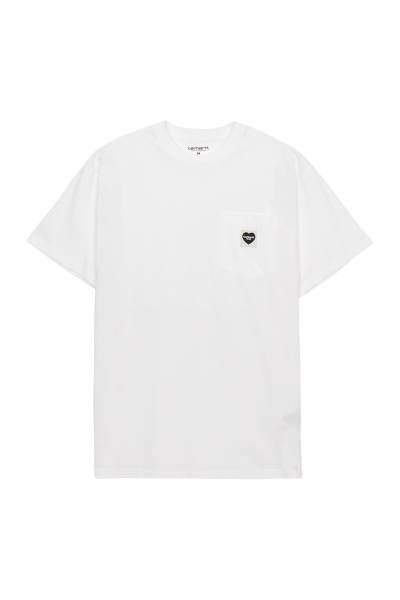칼하트윕(CARHARTT WIP) 포켓 하트 남성 반팔티셔츠 I032128 00AXX