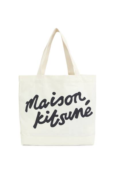 메종키츠네(MAISON KITSUNE) 핸드라이팅 토트백 (남여공용) OW05124WW9042 P700