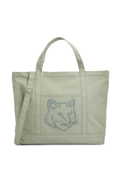 메종키츠네(MAISON KITSUNE) 폭스헤드 XL 토트백 (남여공용) LW05105WW0107 0094