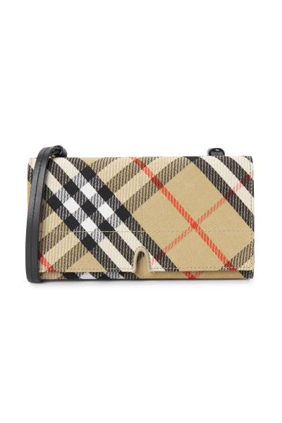 버버리(BURBERRY) 체크 여성 파우치 숄더백 8103375