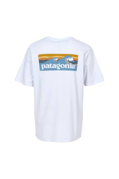 파타고니아(PATAGONIA) 보드숏 포켓 남성 반팔티셔츠 37655 WHI
