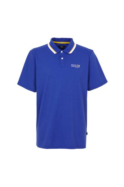말본골프(MALBON GOLF) 골프웨어 남성 카라 반팔티셔츠 M9136 BLU