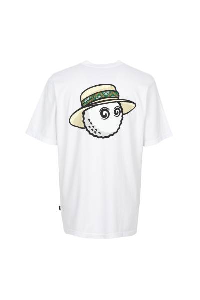 말본골프(MALBON GOLF) 골프웨어 남성 반팔티셔츠 M9171 WHT