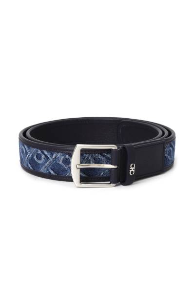 페라가모(FERRAGAMO) 모노그램 남성 벨트 670480 0784001