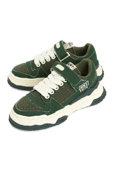 메종미하라야스히로(MAISON MIHARA YASUHIRO) 키스 오리지널 솔 스니커즈 (남여공용) A13FW704 GREEN