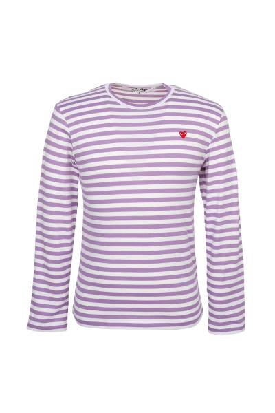 꼼데가르송(COMME DES GARCONS) 미니 레드와펜 스트라이프 긴팔티셔츠 (남여공용) AZ T218 051 4