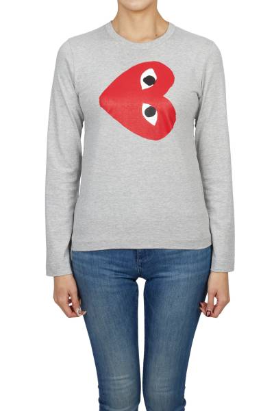 꼼데가르송(COMME DES GARCONS) 하트 여성 긴팔티셔츠 AZ T267 051 1