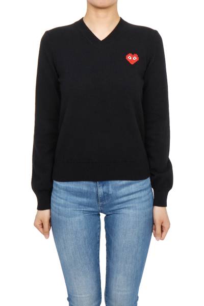 꼼데가르송(COMME DES GARCONS) X 인베이더 픽셀와펜 여성 니트 AZ N081 051 1