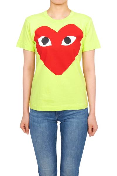 꼼데가르송(COMME DES GARCONS) 하트 여성 반팔티셔츠 AZ T273 051 2