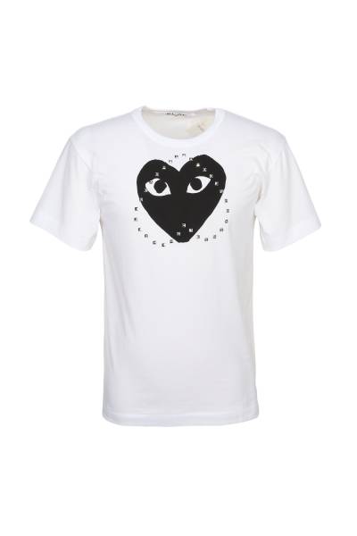 꼼데가르송(COMME DES GARCONS) 하트 스터드 반팔티셔츠 (남여공용) AX T804 051 1