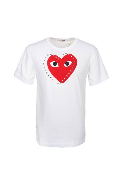 꼼데가르송(COMME DES GARCONS) 하트 스터드 반팔티셔츠 (남여공용) AX T803 051 1
