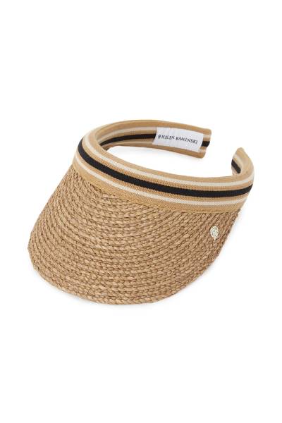 헬렌카민스키(HELEN KAMINSKI) 비앙카 8 스트라이프 여성 바이저 HAT52203 NOUGAT BLACK STRIPE