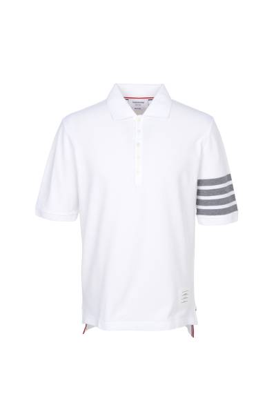 톰브라운(THOM BROWNE) 남성 카라 반팔티셔츠 MJP136G 07976 100
