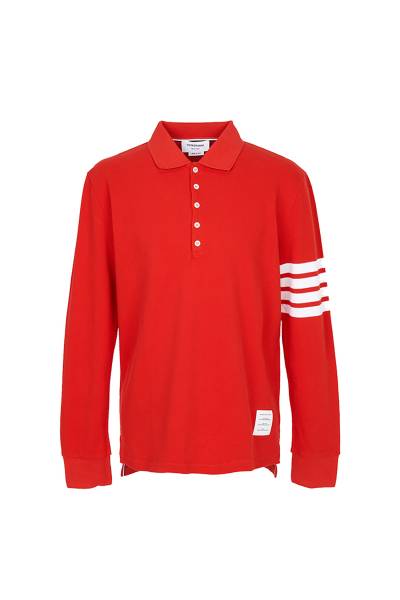 톰브라운(THOM BROWNE) 남성 카라 긴팔티셔츠 MJP137G 07976 600