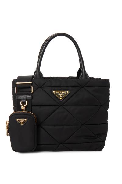 프라다(PRADA) 스몰 리나일론 패딩 여성 토트백 1BG373 RDJN F0632 B9M