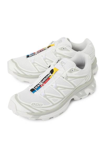 살로몬(SALOMON) XT-6 화이트 러닝화 (남여공용) L41252900