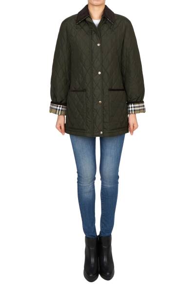 버버리(BURBERRY) 브로드웨이 여성 퀼팅 반 자켓 8113591