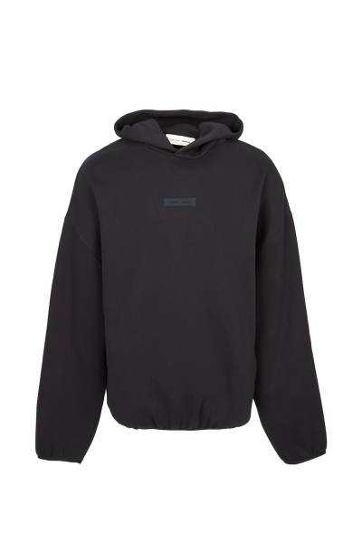 피어오브갓(FEAR OF GOD) 에센셜 남성 기모 후드티 192SP256510F JET BLACK