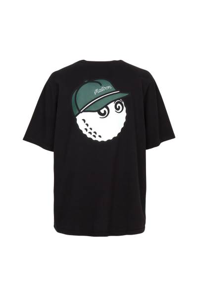 말본골프(MALBON GOLF) 골프웨어 남성 반팔티셔츠 M9399 BLK