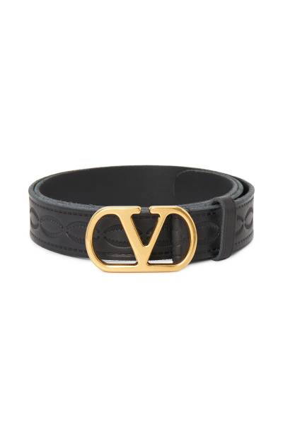발렌티노(VALENTINO) 브이로고 시그니처 남성 벨트 7Y2T0SM3ZIM 0NO