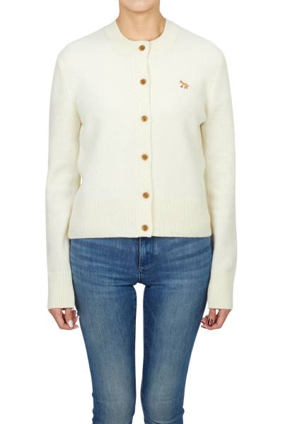 메종키츠네(MAISON KITSUNE) 베이비 폭스 여성 가디건 PW00506KT1006 0383