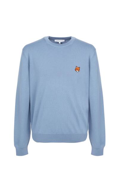 메종키츠네(MAISON KITSUNE) 폭스헤드 남성 니트 PM00801KT1181 0331