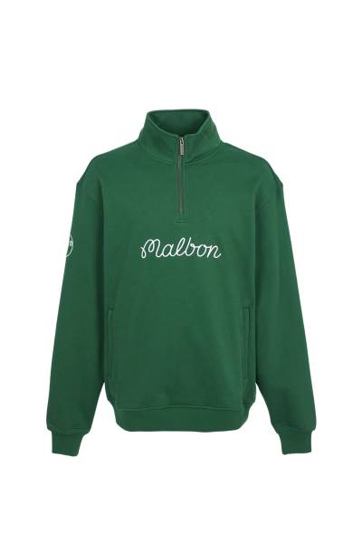 말본골프(MALBON GOLF) 골프웨어 남성 반집업 맨투맨 M9419 FST