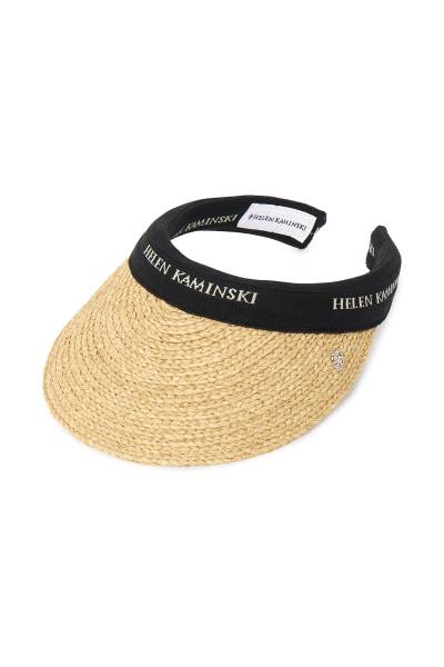헬렌카민스키(HELEN KAMINSKI) 비앙카 8 여성 바이저 HAT52204 NATURAL BLACK LOGO