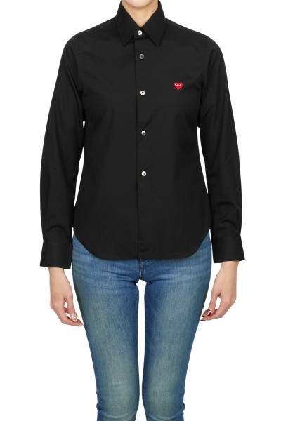 꼼데가르송(COMME DES GARCONS) 미니 레드와펜 여성 셔츠 AZ B011 051 1