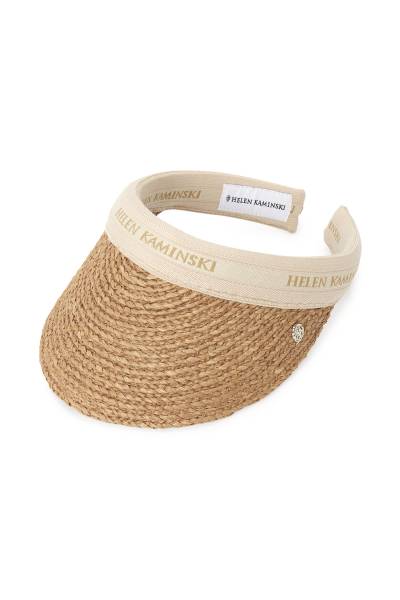헬렌카민스키(HELEN KAMINSKI) 비앙카 8 여성 바이저 HAT52204 NOUGAT NATURAL LOGO
