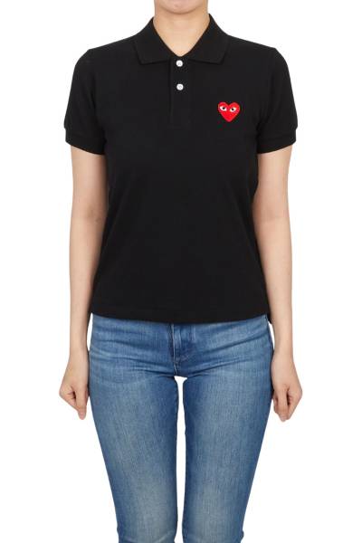 꼼데가르송(COMME DES GARCONS) 레드와펜 여성 카라 반팔티셔츠 AZ T005 051 1