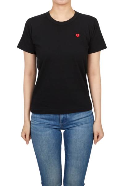 꼼데가르송(COMME DES GARCONS) 미니 레드와펜 여성 반팔티셔츠 AZ T199 051 1