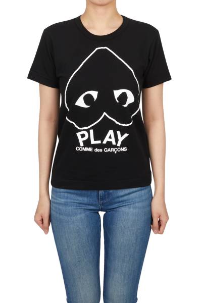꼼데가르송(COMME DES GARCONS) 업사이드 다운 하트 여성 반팔티셔츠 AZ T113 051 1