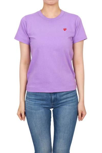 꼼데가르송(COMME DES GARCONS) 미니 레드와펜 여성 반팔티셔츠 AZ T313 051 4